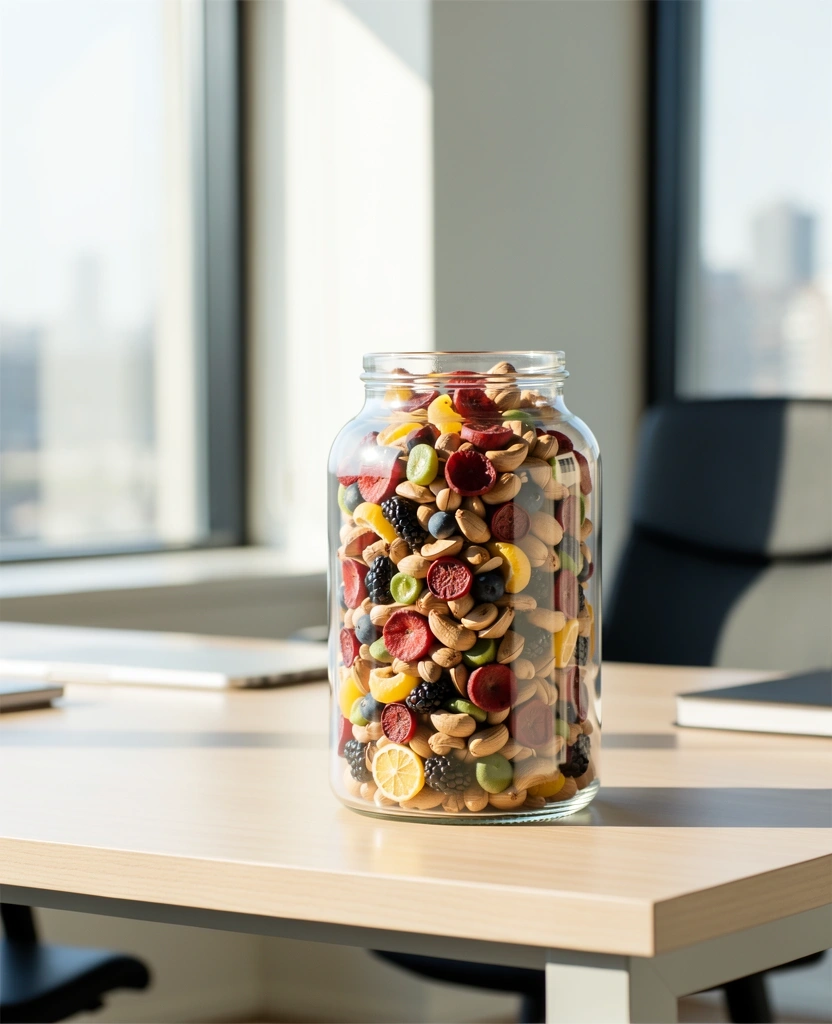 Zdrowe przekąski w biurze
